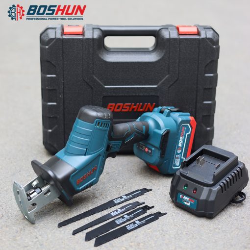 Máy Cưa Kiếm Cầm Tay BOSHUN BS-CK3055T – Không Chổi Than – Chân Pin Phổ Thông – Cưa Gỗ, Cắt, Tỉa Cây – Bảo Hành 12 Tháng - Hình ảnh 7
