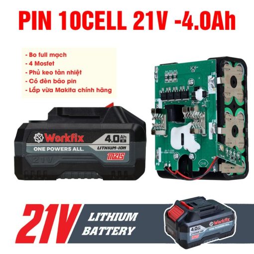 Máy Khoan Tường 13mm, 95Nm WORKFIX WF-ID1395BL - Hình ảnh 3