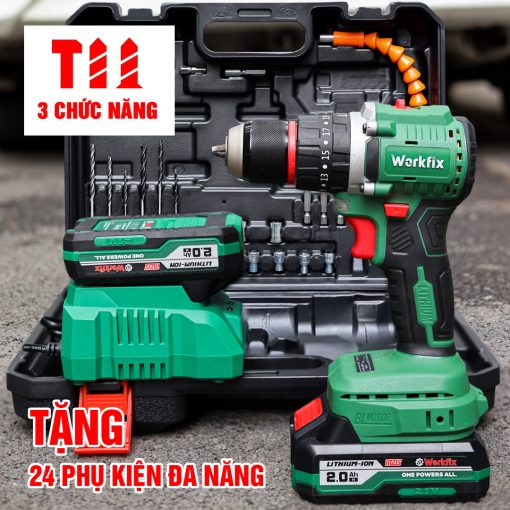 Máy Khoan Tường 10mm, 45Nm WORKFIX WF-ID2110BL