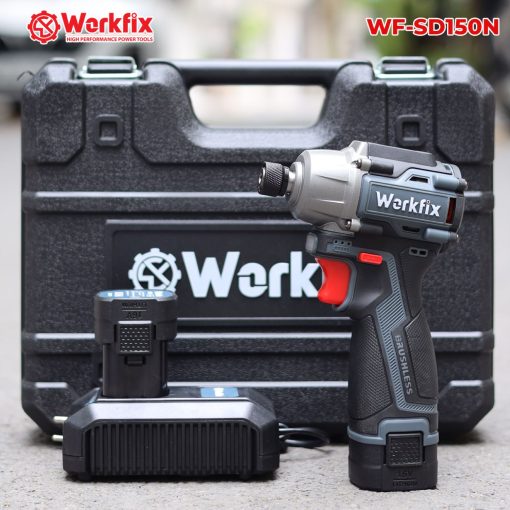 Máy Chuyên Vít PIN 150Nm WORKFIX WF-SD150N đầu 2 trong 1 hàng chính hãng, 100% lõi đồng - Hình ảnh 3