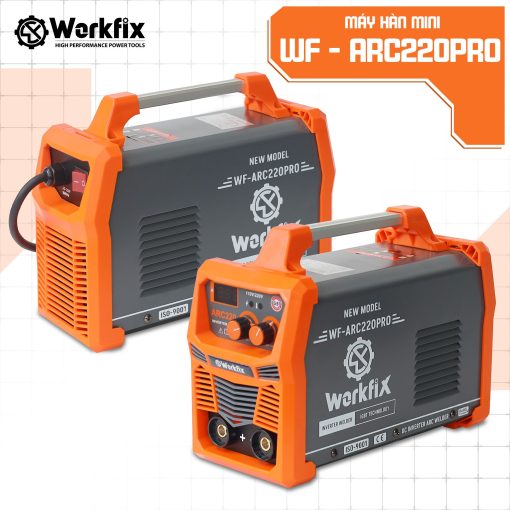 Máy hàn điện tử WORKFIX WF-ARC220PRO, INVERTER IGBT ARC 220A, Hàn que từ 1,6 – 4mm, Bảo hành 12 tháng - Hình ảnh 6