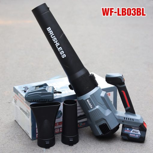 Máy Thổi Bụi / Thổi Lá, rác cầm tay dùng Pin 1000w Workfix 3 Tốc WF-LB03BL, hàng chính hãng, 100% lõi đồng