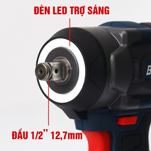 Máy Siết Bulong BOSHUN BS-IW700N – Lực Búa Siết 700N – Mở Ốc Ôto Tải Dễ Dàng – Bảo Hành Chính Hãng Boshun 12T - Hình ảnh 4