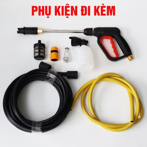 Máy rửa xe cao áp mini gia đình 2800w BOSHUN BS-PW2800W, hàng chính hãng, tặng Dây Cao Áp 12m, 100% lõi đồng - Hình ảnh 6
