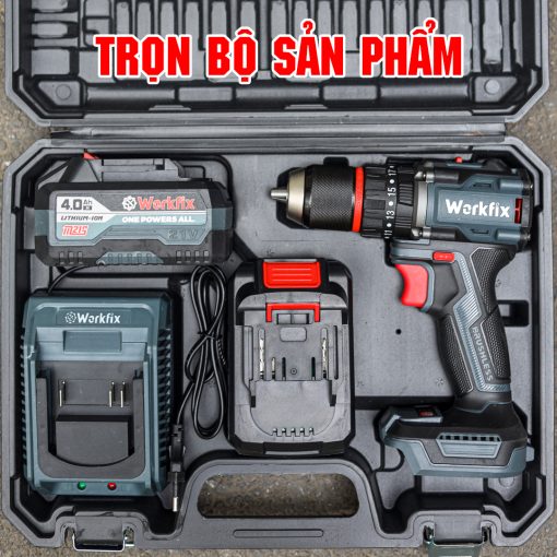 Máy khoan pin 13mm Workfix WF-ID1370N Lực siết 70N.m - Hình ảnh 4