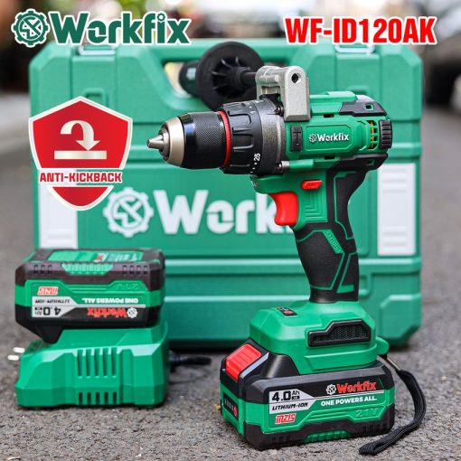 Máy Khoan Pin Cầm Tay 13mm, 120Nm Workfix WF-ID120AK - Hình ảnh 3