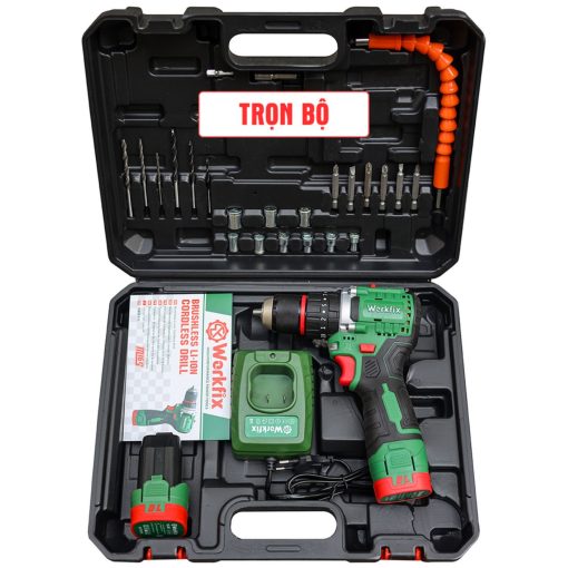 Máy Khoan Pin cầm Tay 10mm, 45Nm WORKFIX 16.8V WF-ID1610BL - Hình ảnh 2