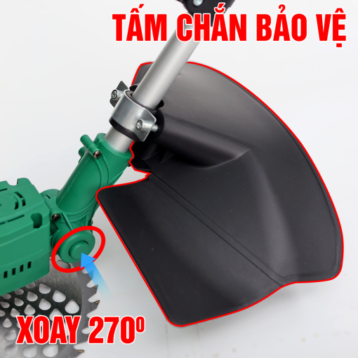 Máy cắt cỏ cầm tay chạy pin 1800w WORKFIX WF-GT1323BL, hàng chính hãng, Động cơ Không Chổi Than, 100% lõi đồng - Hình ảnh 7