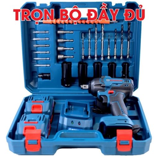 Máy siết bulong BOSHUN BS-IW380N Đầu 2 trong 1 – Lực siết 380NM – Tặng kèm bộ phụ kiện 24 chi tiết - Hình ảnh 7