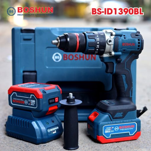 Máy Khoan Pin cầm tay BOSHUN BS-ID1390BL 13mm, 90Nm