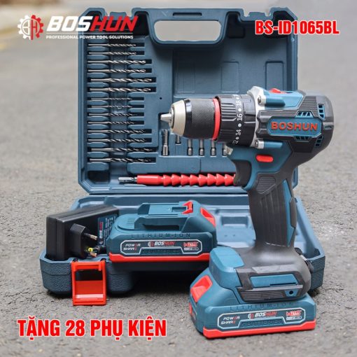 Máy Khoan Pin 10mm 65Nm Boshun BS-ID1065BL - Hình ảnh 6
