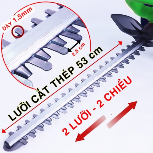 Máy Cắt Tỉa Hàng Rào, Cây Cảnh WORKFIX WF-HT20 Không Chổi Than Lõi Đồng 100% – Công suất 3000W – Bảo Hành Chính Hãng 12T - Hình ảnh 6