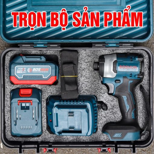 Máy Chuyên Vít PIN 280Nm BOSHUN BS-SD280BN, hàng chính hãng, 100% lõi đồng, không chổi than - Hình ảnh 7