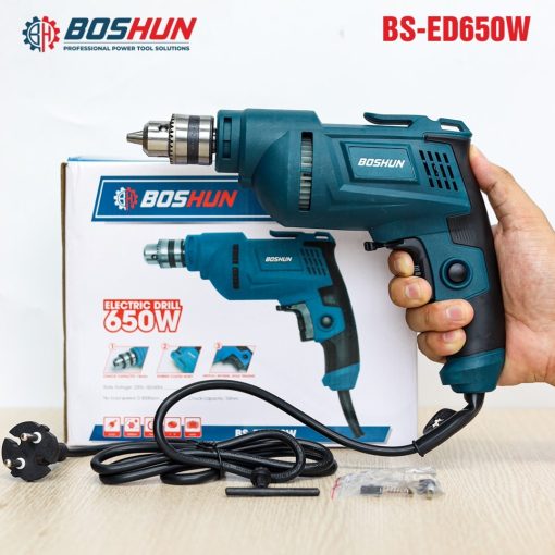 Máy Khoan Điện 10mm, 650W BOSHUN BS-ED650W