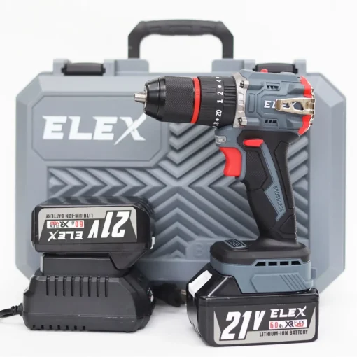 Máy Khoan Pin cầm Tay Bắn Vít 13mm, 65Nm ELEX EL-ID1365BL - Hình ảnh 2