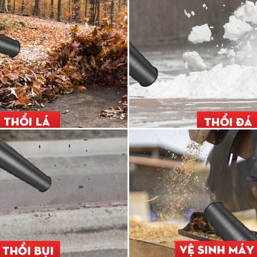 Máy thổi hút bụi pin WORKFIX WF-AB775BL, Động cơ Không chổi than, 2 chức năng, Cò điều tốc, Pin 15Cell - Hình ảnh 7